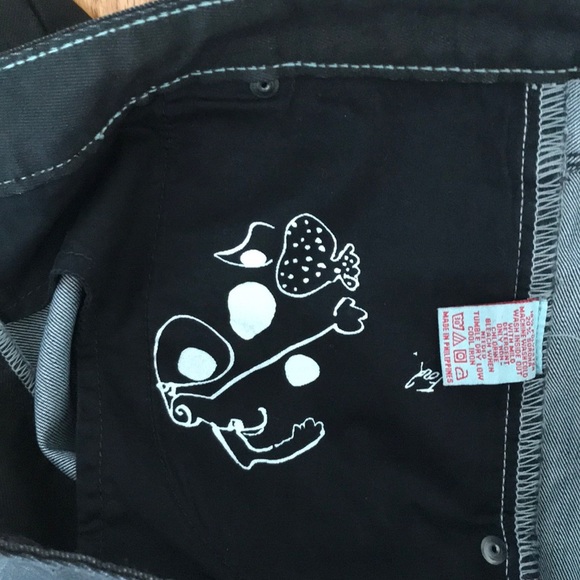 46. Geren Ford Crop Black Jeans - Picture 4 of 6